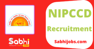 NIPCCD recruitment 2018-19 