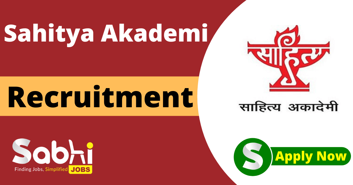Sahitya Akademi recruitment