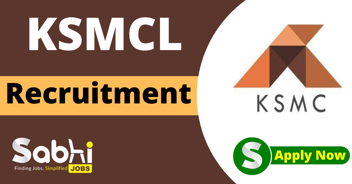 KSMCL Recruitment 2024 Latest Job ksmc.karnataka.gov.in