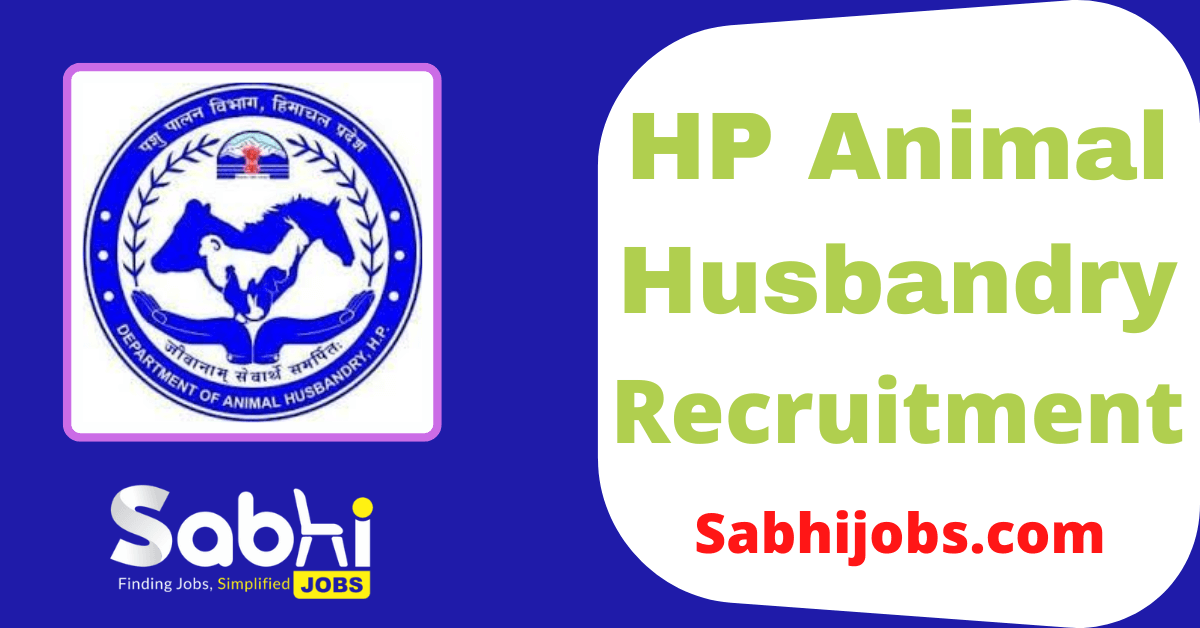 HP Animal Husbandry Recruitment 2023 | Career @ .in  Online Form09
